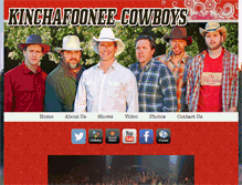 Tablet Screenshot of kinchafooneecowboys.com